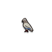 Broche brodée - Pigeon