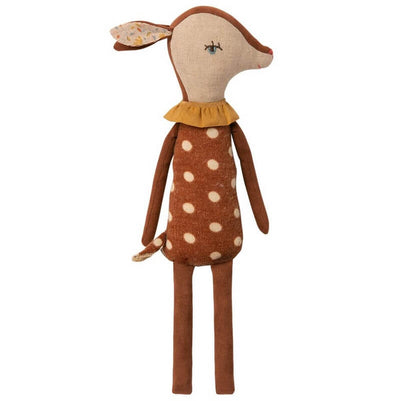 MAILEG - peluche Bambi en tissus sleepy/wakey 