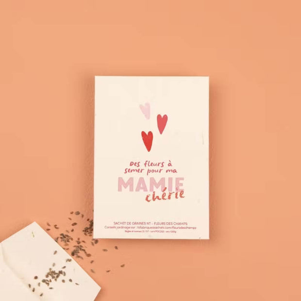 "Mamie Chérie" Sachet de Graine de Fleurs des Champs - La Fabrique à Sachets