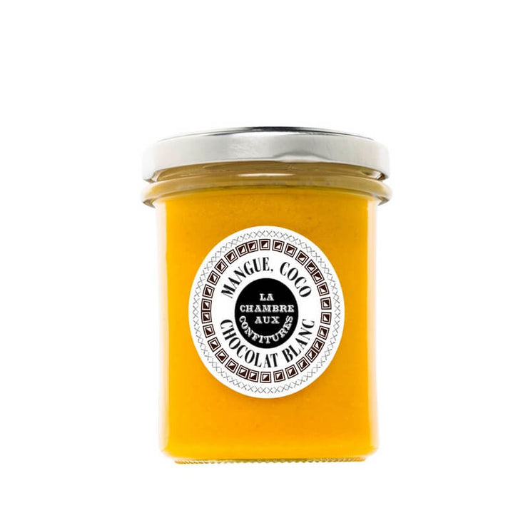Confiture Mangue Coco Chocolat Blanc - La Chambre aux Confitures