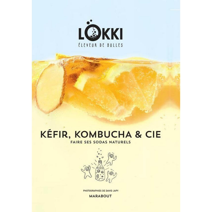 MARABOUT - Livre Kéfir, kombucha et cie