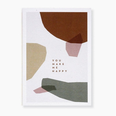 Carte de voeux "You make me happy" - Michoucas Design
