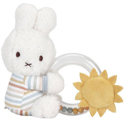 Hochet Miffy Avec Anneau - Vintage Sunny - Little Dutch