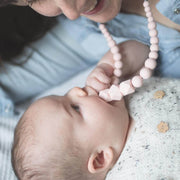 MINTY WENDY - Collier d'allaitement en silicone alimentaire rose