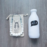MINTY WENDY - Collier d'allaitement en silicone alimentaire blanc - Milk