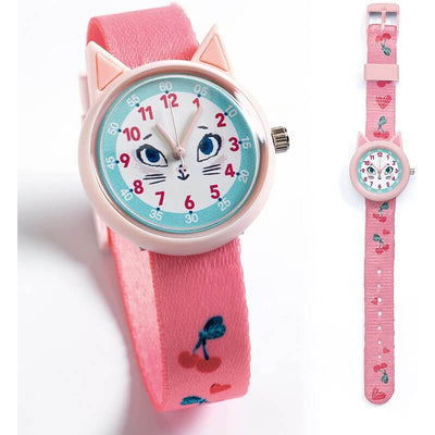 Montre Chat Rose - Djeco