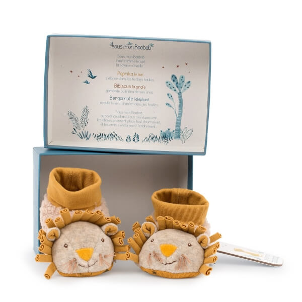Chaussons Lion - Sous mon baobab
