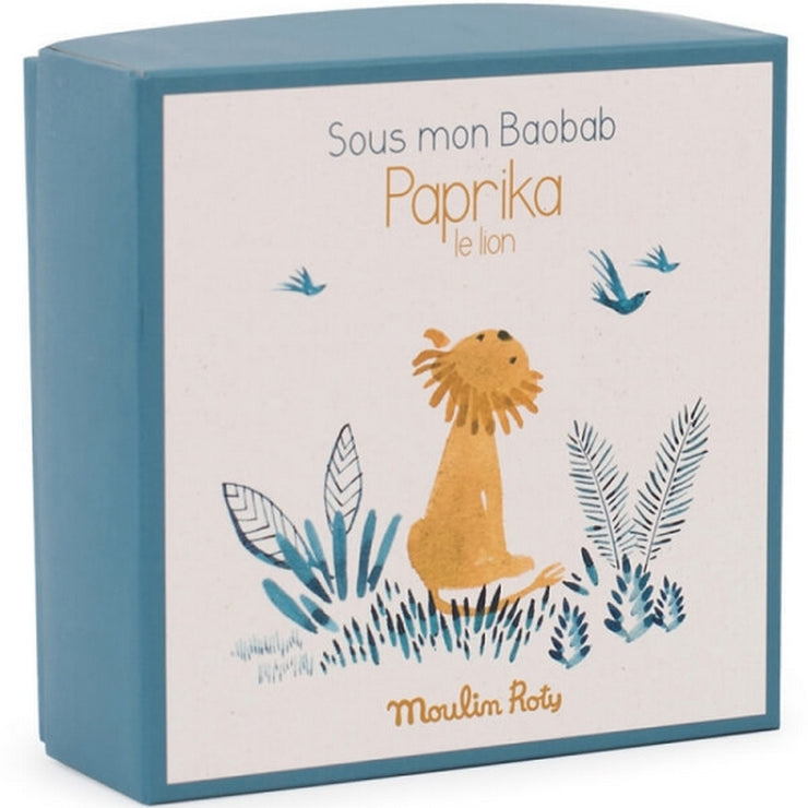 Doudou attache-tétine Lion - Sous mon baobab