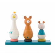 Empilables en bois animaux - le voyage d'Olga MOULIN ROTY