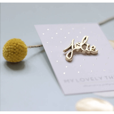 Pin's en métal émaillé "Jolie" - My Lovely Thing