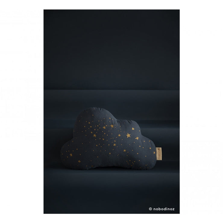 Coussin cloud coton bio - Stella Blue