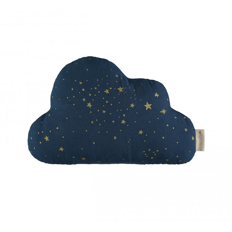 Coussin cloud coton bio - Stella Blue