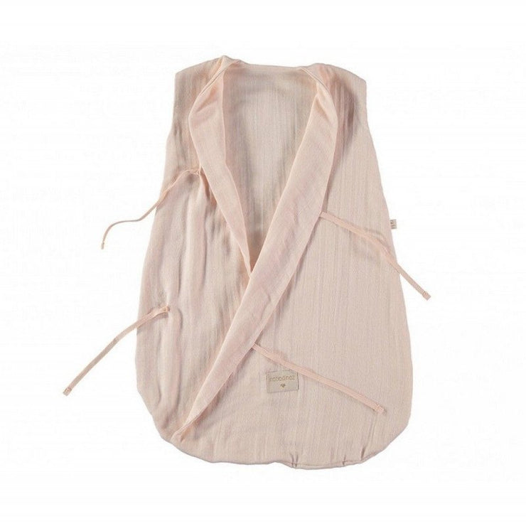 Gigoteuse Dreamy en coton bio rose poudré - Nobodinoz