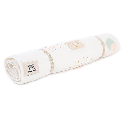 NOODINOZ - Matelas à langer Nomad - Aqua Eclipse/White