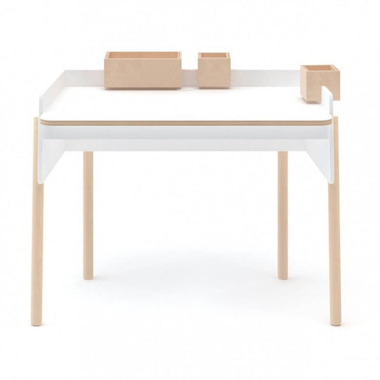 Bureau pour enfant blanc en bois Brooklyn Oeuf NYC