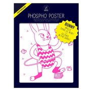 Affiche phosphorescente lapin rose "Bunny" - OMY Design & Play