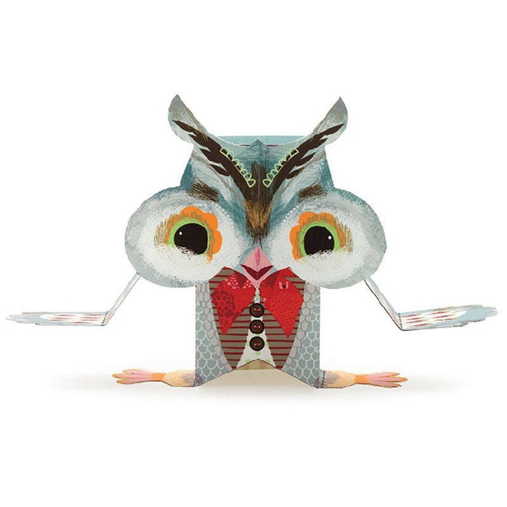 Paper toy "Bois Joli" : les animaux de la forêt