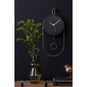 Pendule Wall Clock Swing Noir - Karlsson