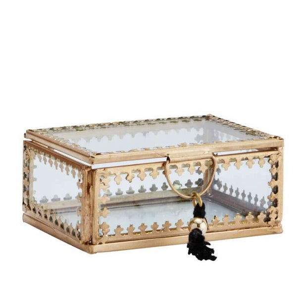 Boite à bijoux dorée - Moyenne