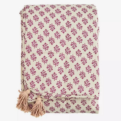 Plaid Matelassé Fuchsia - Madam Stoltz