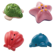 Jouet de bain en bois Animaux Marins - Plan Toys