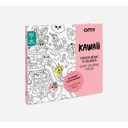Poster Géant à Colorier "Kawaii" - OMY