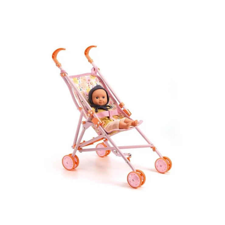 Poussette Rose Flowers - Djeco