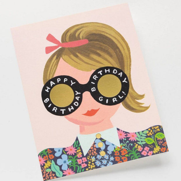 Carte d'anniversaire - Meadow Girl - Rifle Paper co