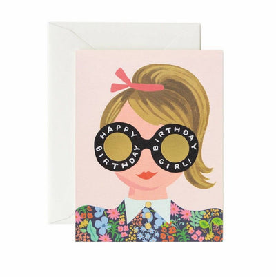 Carte d'anniversaire - Meadow Girl - Rifle Paper co