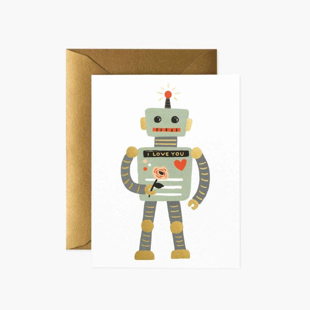 Carte de voeux - Love Robot