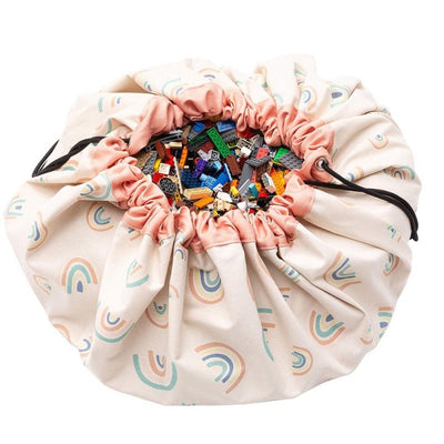 Sac à jouets Play&Go arc-en-ciel