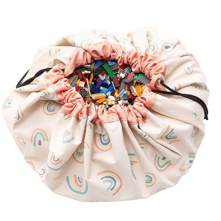Sac à jouets Play&Go arc-en-ciel