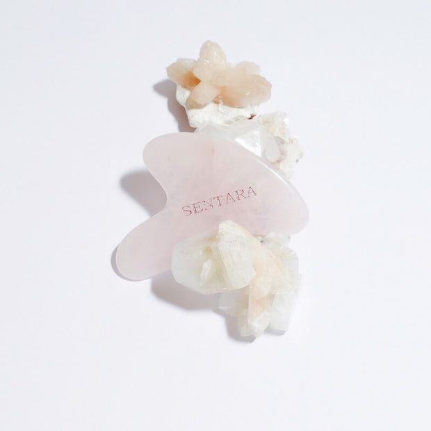 Gua Sha - Quartz rose