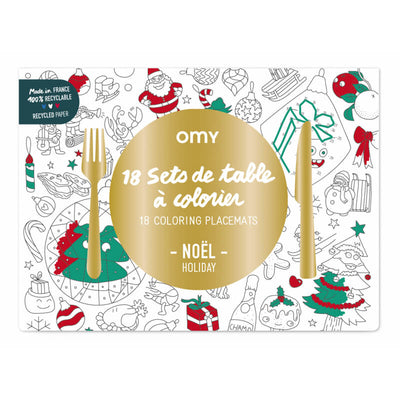 set-de-table-coloriage-noel