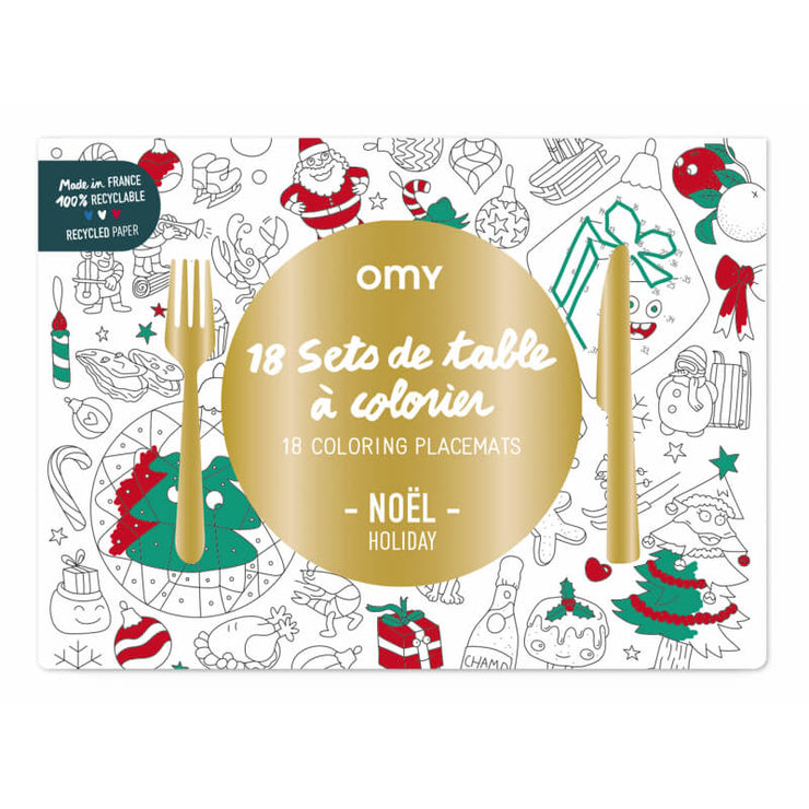 set-de-table-coloriage-noel