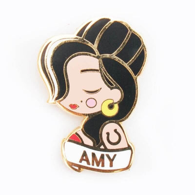 Pin's en métal émaillé Amy Winehouse - Sketch Inc