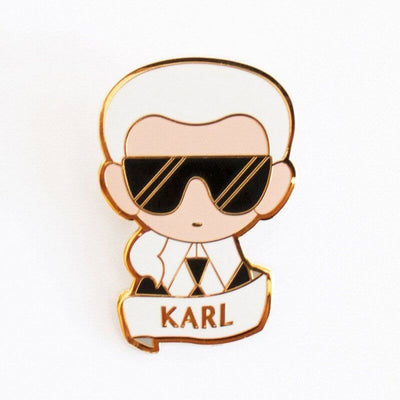 Pin's en métal émaillé Karl Lagerfeld - Sketch Inc
