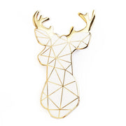 Broche cerf - Blanc