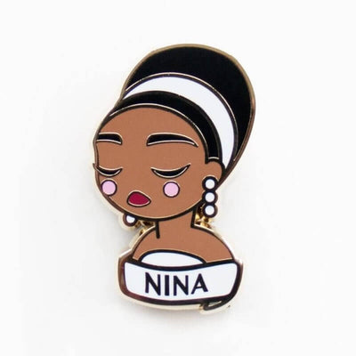 Pin's en métal émaillé Nina Simone - Sketch Inc
