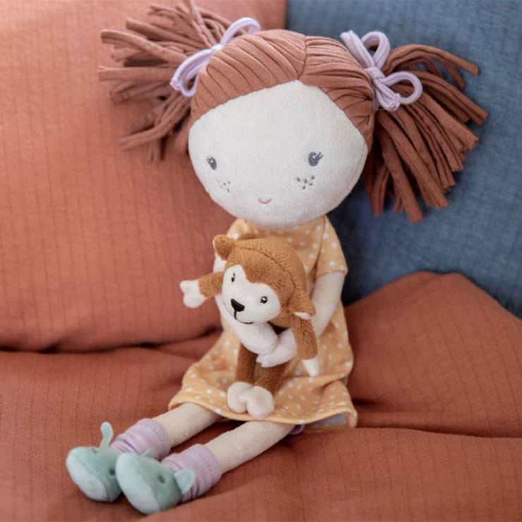 Sophia poupée little dutch avec singe de compagnie