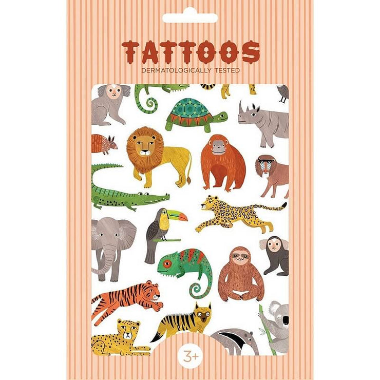 tattoos-pour-enfants-animaux-jungles