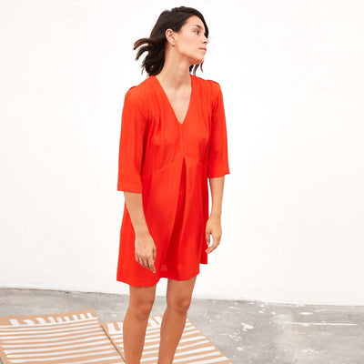 tinsels robe rouge odilia irvine