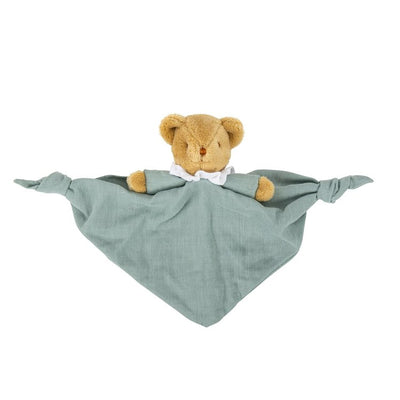 Triangle Doudou avec Hochet - Céladon