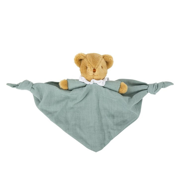 Triangle Doudou avec Hochet - Céladon