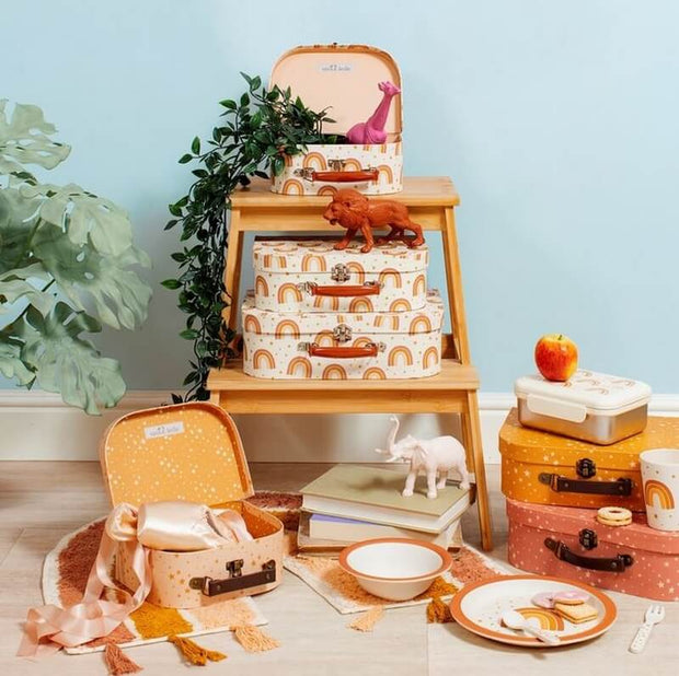 Set de 3 Valises Arc-en-ciel - Sass&Belle